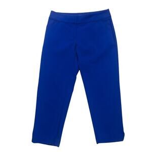 Modern Fit Torie Capri Pants Size 4 Cobalt Blue Career Office Casual Dressy Crop